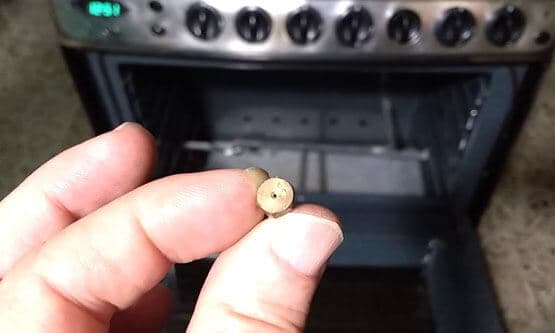 Cooktop moderno em cozinha contemporânea